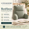 LUNIVAREHOME™ RestHaven Bedside Reading Pillow