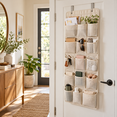 LUNIVAREHOME™ DoorMere Hanging Pocket Organizer