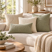 LUNIVAREHOME™ HavenArc Textured Cushion Cover Set