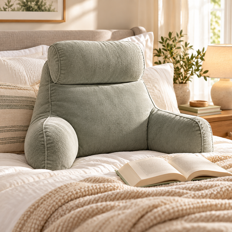 LUNIVAREHOME™ RestHaven Bedside Reading Pillow