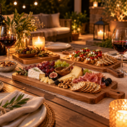 LUNIVAREHOME™ ServeMere Acacia Serving Board Set