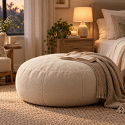LUNIVAREHOME™ SoftVale Floor Pouf Cover